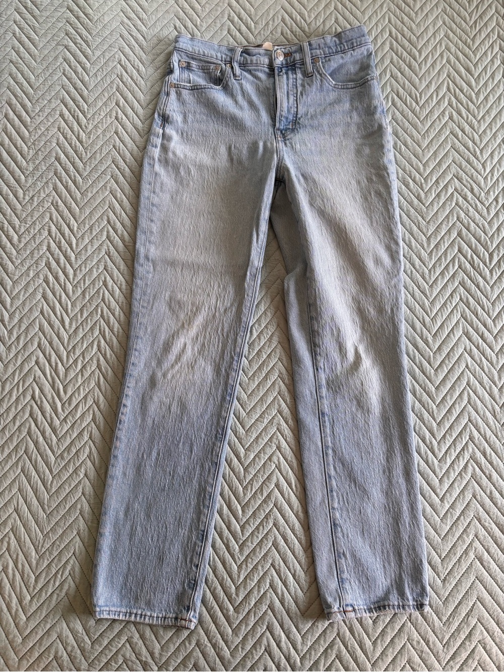 Madewell Light Blue Straight Leg Jeans